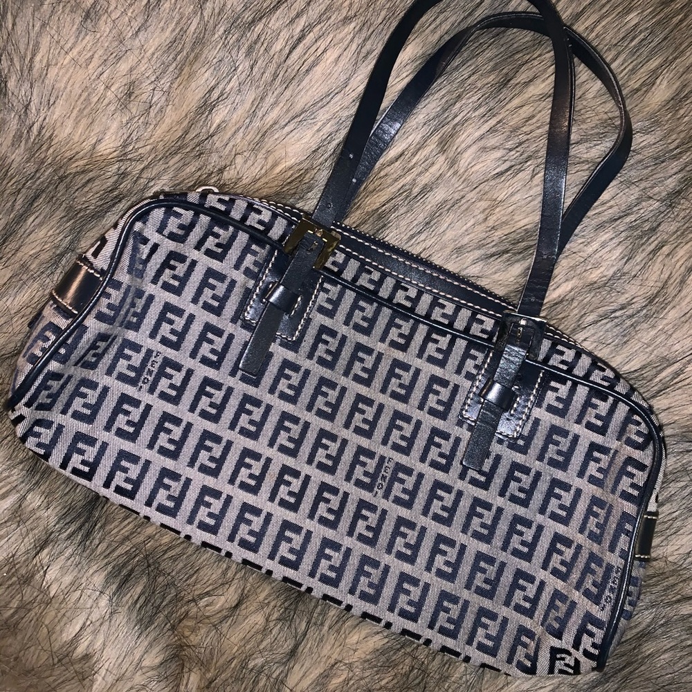 Fendi Zucca Mini Baguette